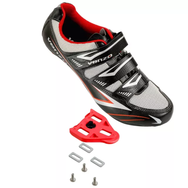Venzo Road Bike For Shimano SPD SL Look Cycling Bicycle Shoes & Pedals Cleats
