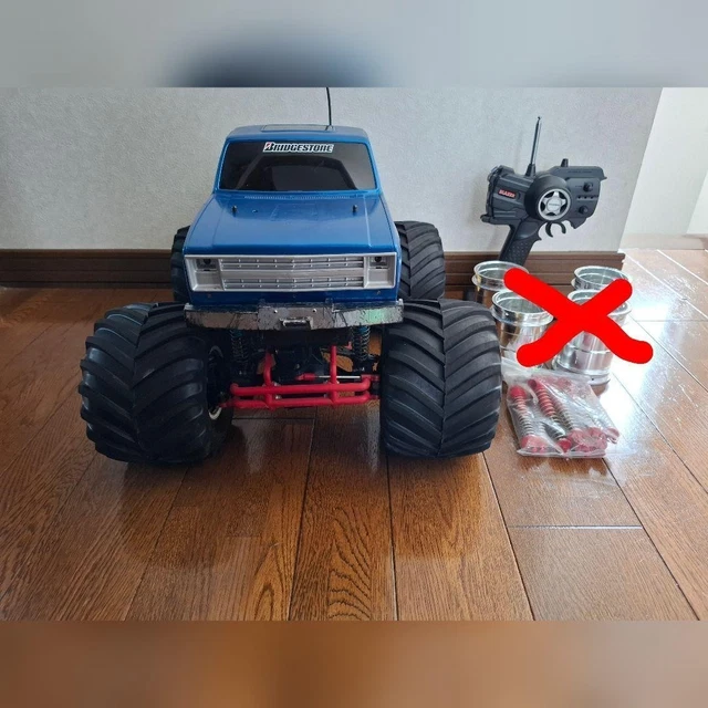 Monster 3 TAMIYA CLOD BUSTER 1/10 RC Monster Truck Sanwa Radio Control Set £327. ...