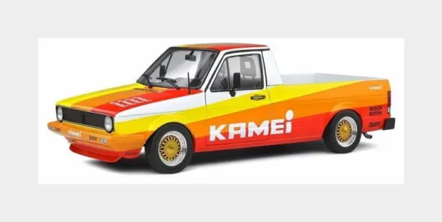 1:18 SOLIDO Volkswagen Caddy Pick-Up Mki Kamei Tribute 1982 SL1803506