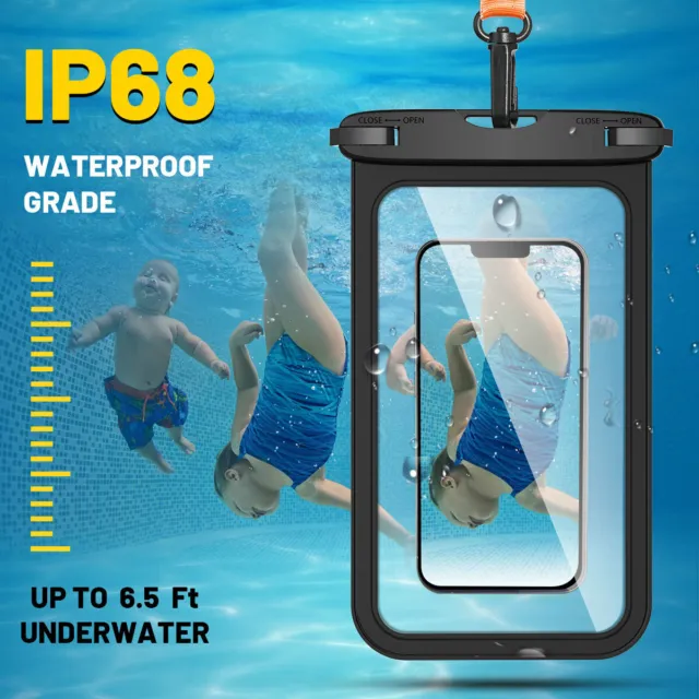 Large Waterproof Dry Bag Underwater Floating Phone Pouch Case for iPhone/Samsung 3