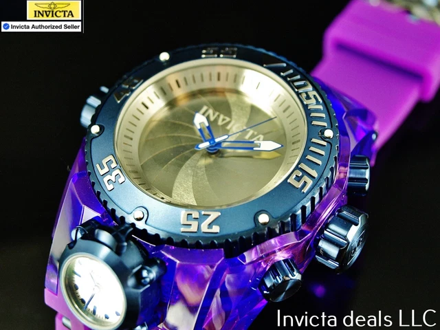 OROLOGIO INVICTA DA Uomo Speedway Cronografo Quadrante Nero Acciaio - Foto 4