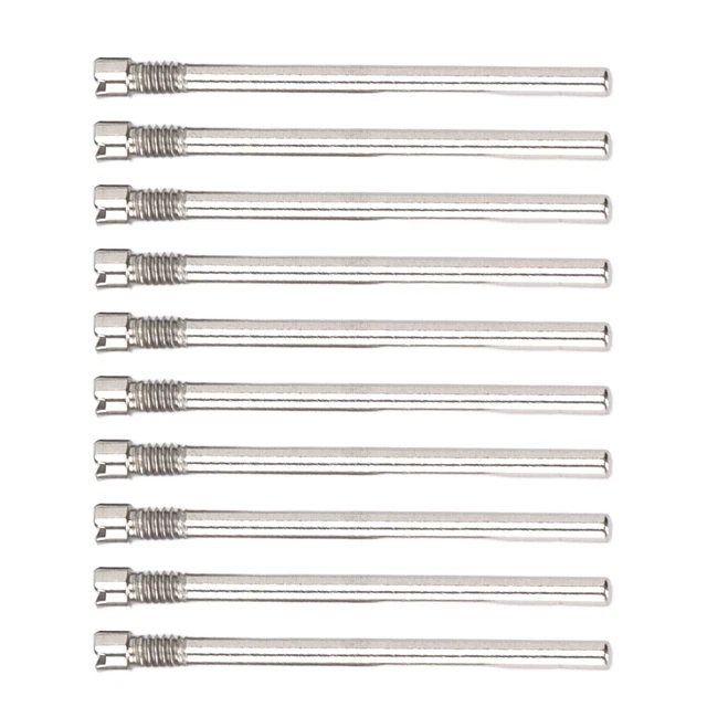 (0,65x0,04 pulgadas M0,05 pulgadas) 10x correa de reloj tubo de tornillo acero preciso profesional TDM