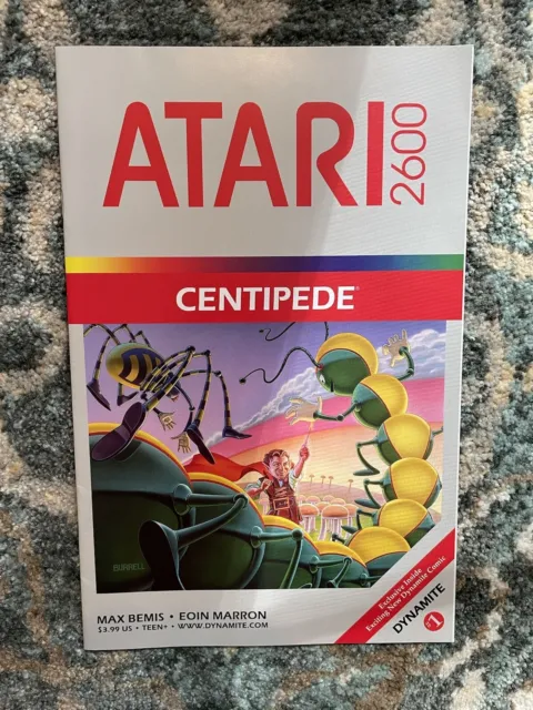 Centipede #1 Atari 2600 Game Art Variant Cover, Max Bemis, Dynamite Comic (2017)