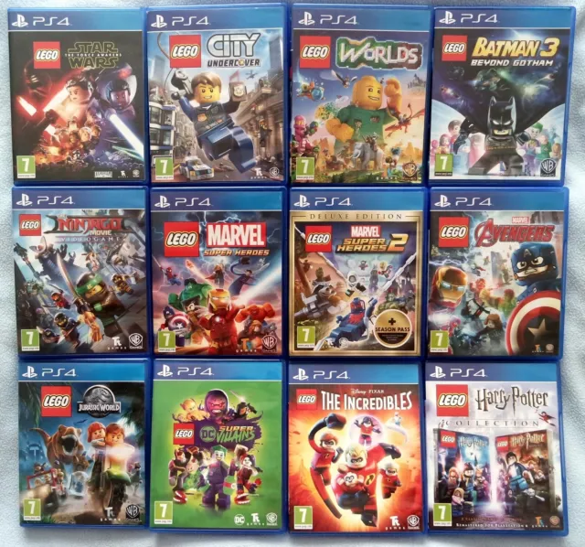 PS4 Lego Games for Kids for PlayStation 4 & PlayStation 5 Buy One Or Bundle Up