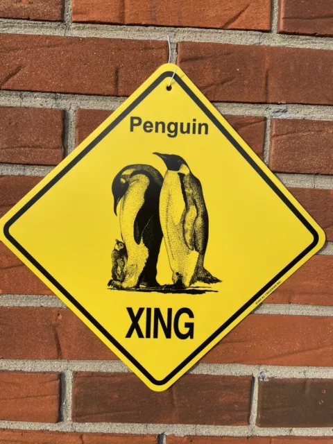 Penguin Crossing Sign: 'Penguin XING'. NEW!! KC creations Sea Life Aquarium