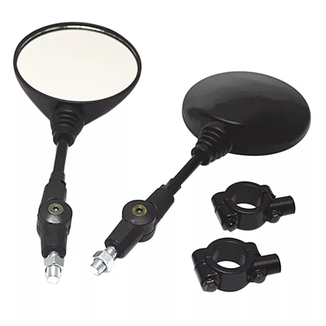 Reverse View for Motorcycle Circular Folding Mirror Rearview Car Side Universal