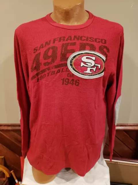 SWEET San Francisco 49ers Men's Lg Majestic Red Underwear Shirt, NEW&NICE!!