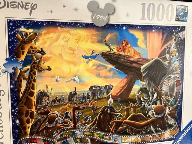 RAVENSBURGER 1000 PIECE JIGSAW PUZZLE Disney Collectors Edition The ...