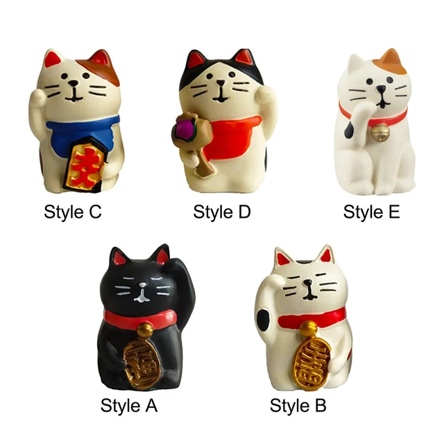 Collection d'ornements de chat, artisanat en résine, Figurines de chat pour