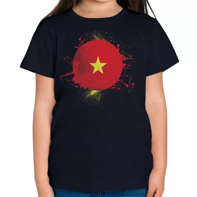 Vietnam Football Kids T-Shirt Tee Top Gift World Cup Sport