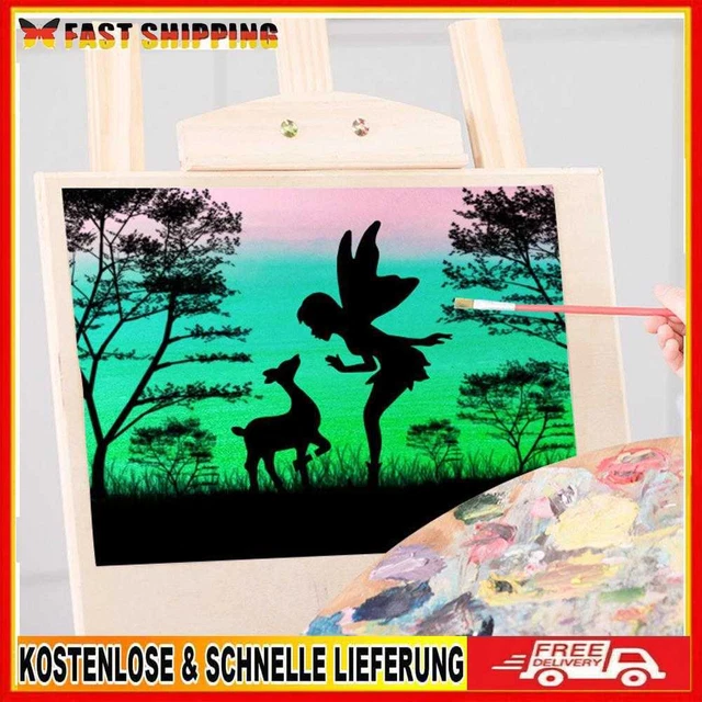 DIY Crafts Project Fun Cartoon Shapes Drawing Stencils Party Gift Kit for Kids