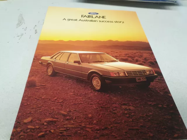 Jan 1983 FORD ZK FAIRLANE Australian Sales Brochure