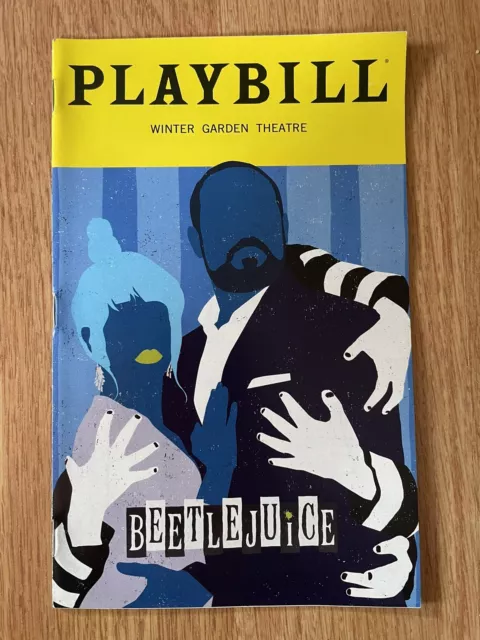 Beetlejuice October 2019 February 2020 playbills