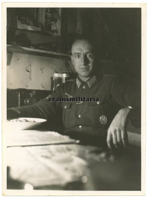 ORIG. FOTO GEBIRGSJÄGER GJ Offizier mit ASA im Unterkunft EUR 9,99 ...