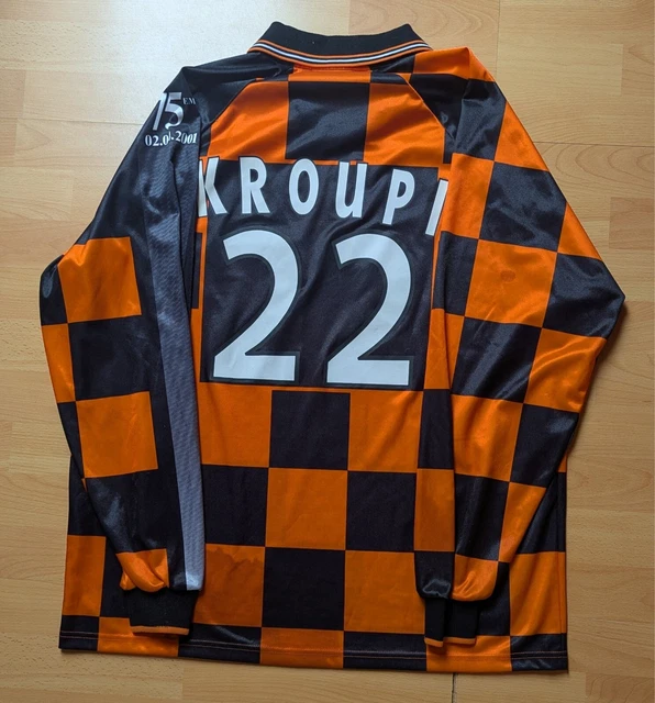 Maillot FC Lorient 2000-2001 Domicile - 75e Anniversaire - Kroupi 22 - Taille XXL