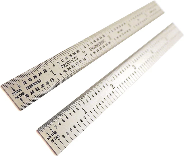 USA 6" Flexible Stainless 5R Machinist Engineer Ruler / Rule