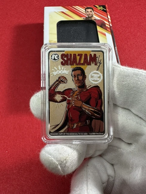 2022 Niue DC Comics Shazam! Fury of the Gods 1oz Silver Proof Coin