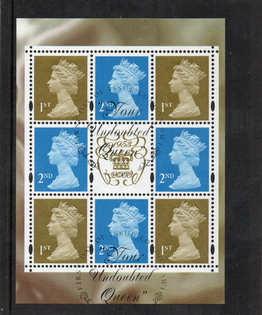 SG1664o GB A PERFECT CORONATION DX31 VFU PRESTIGE RIQUADRO LIBRETTO