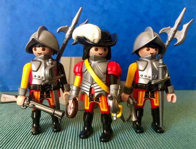 Lot De 5 Soldats De Troie Playmobil Occasion - État Top, Personnages Custom Chevaliers Romains/égyptiens