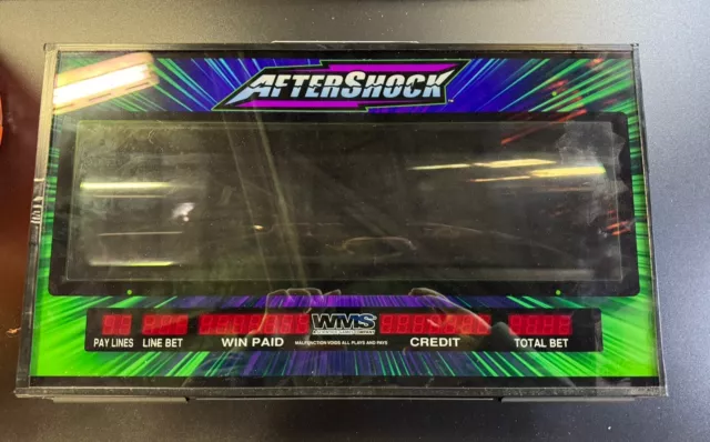 WMS Scientific Games Aftershock Curve Reel Monitor