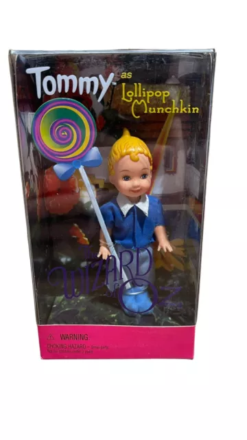 1999 Mattel Barbie Kelly Tommy As Lollipop Munchkin From The Wizard Of Oz New