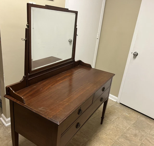 Waring Gillow Lancaster Antique Dressing Table  Official see pics/desc local p/u