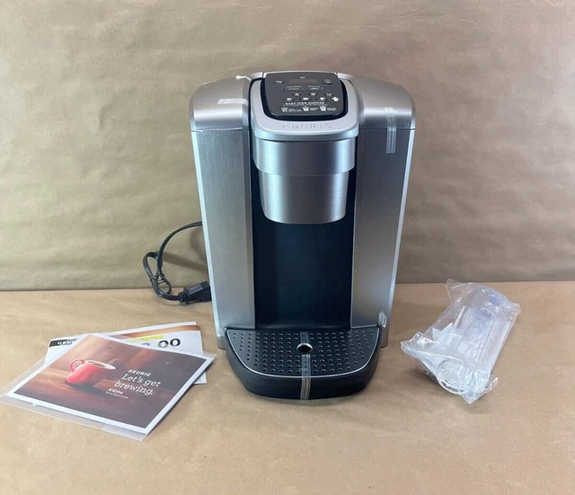 KEURIG KELITE SINGLE Serve KCup Pod Coffee Maker Brushed Silver