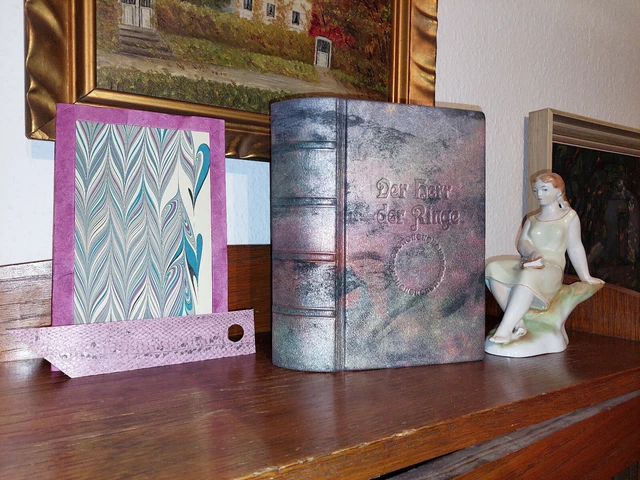 TOLKIEN DER HERR DER RINGE Luxusausgabe LEDER HANDEINBAND Ledereinband UNIKAT