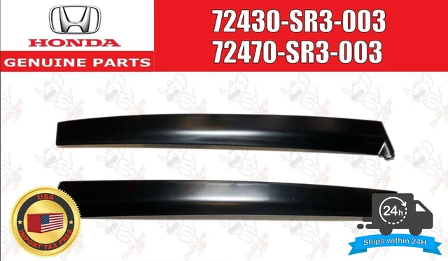 thumbnail image 2 of Honda Genuine Civic Pillar Garnish Trim Set – Left & Right Sash – 72470-SR3-003 / 72430-SR3-003 2 of 3