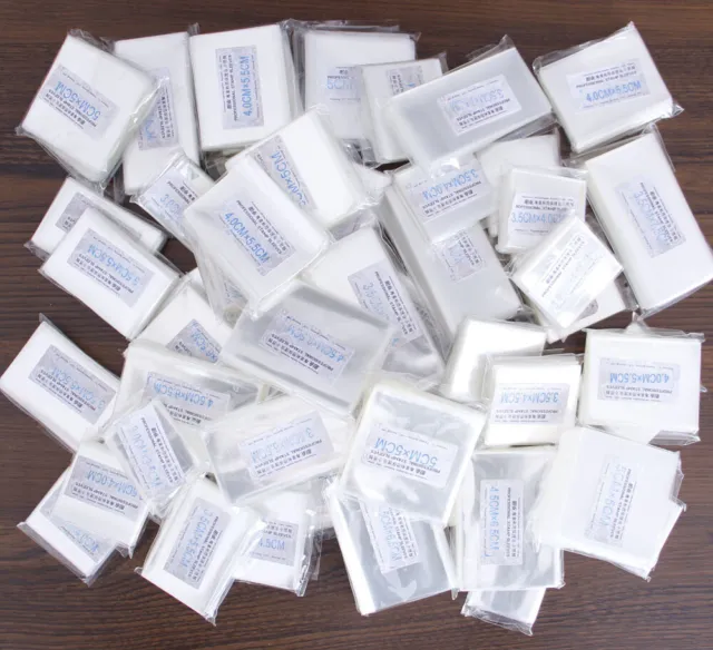 Lots 5000 Pcs Stamp Sleeves Holders Professional Collection Protection 10 Sizes