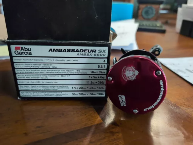 Abu Garcia Ambassadeur SX 6600 Round Baitcast Reel (1292730)