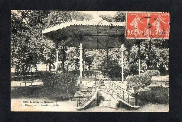 CPA LIBOURNE - The Public Garden Kiosk