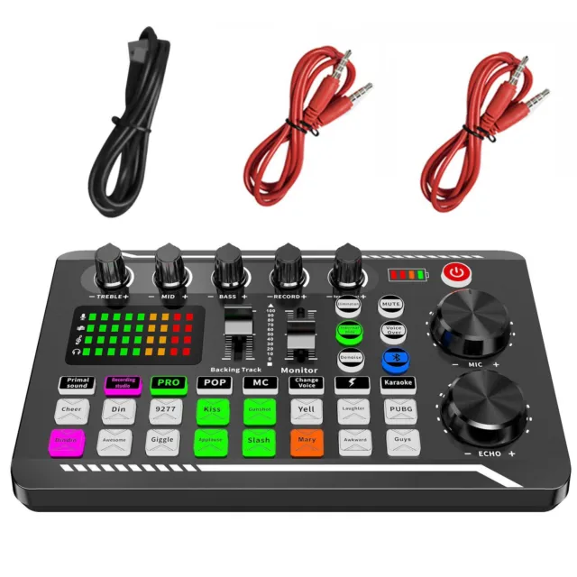Podcast Microphone Sound Card Kit for Streaming/Gaming/Podcasting /PC/Computer