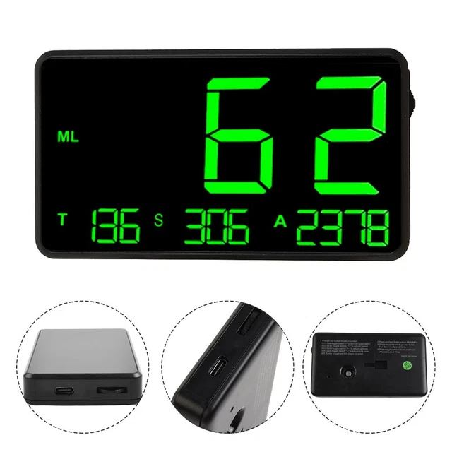 FAHRRAD MOTORRAD GPS Tachometer Geschwindigkeitsanzeige Universal KM/h MPH EUR 40,59 - PicClick DE