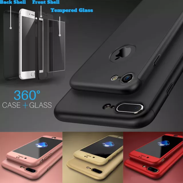 360 Hybrid Apple iPhone 6 7 Plus Case Shockproof Ultra Thin Silicone Hard Cover