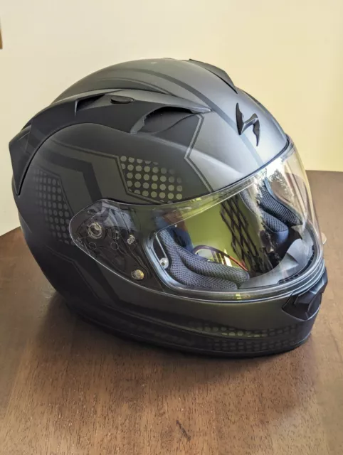 Scorpion Exo-1200 Air Motorradhelm Gr. 62 XL Integralhelm Helm Schwar