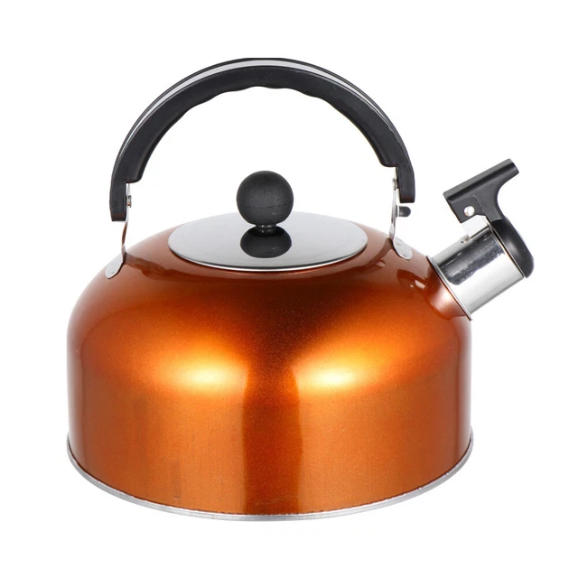Bouilloire Sifflante En Inox Pour Cuisinière – Traditionnelle Et Pratique, De 2 à 5 Litres