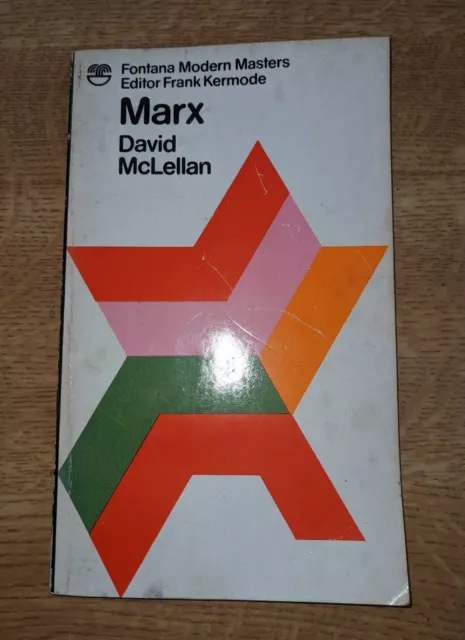 Marx (Modern Masters) by McLellan, David Paperback Book The Cheap Fast Free Post