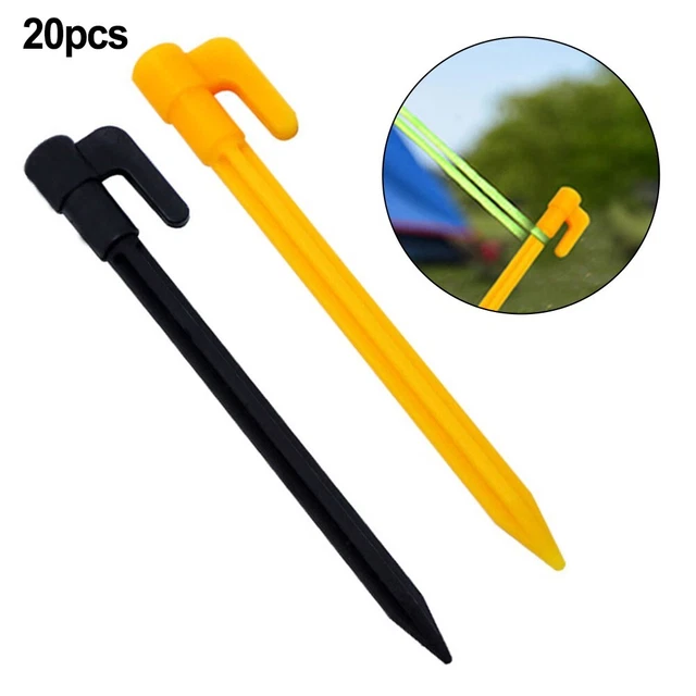 Sécurisez Votre Tente Avec 10 Piquets En Aluminium, 4 Haubans