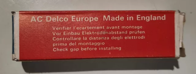 Candela AC DELCO 43XL per motociclette GILERA -NUOVO- 2