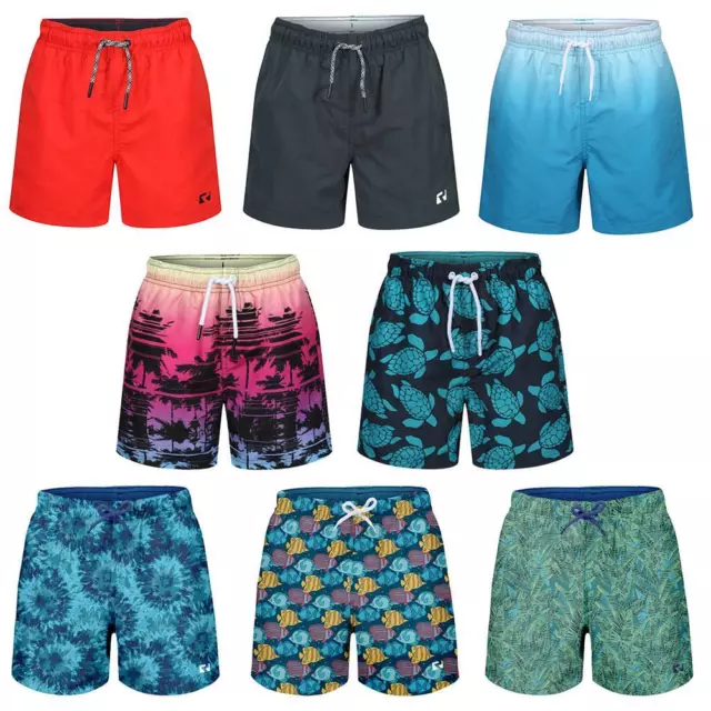 Boys Printed Holiday Beach Pool Swimming Bottoms Shorts Kids Swim Trunks