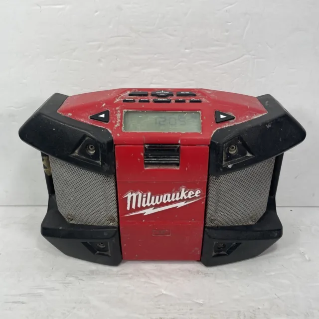 Milwaukee 2590-20 M12 12V Cordless Jobsite Radio AM/FM AUX | *cosmetic* TESTED