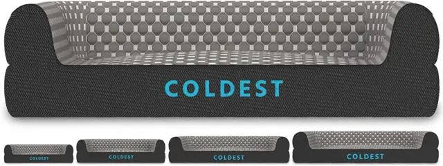 Coldest Cozy Dog Bed - Cooling Small, Medium Large Dogs Beds Washable Removable
