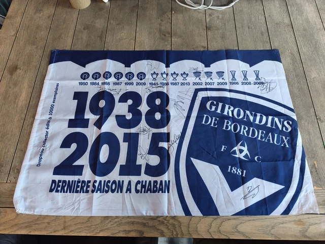 Fanion Drapeau Souvenir Girondins De Bordeaux Vs OM – 29 Janvier 1999