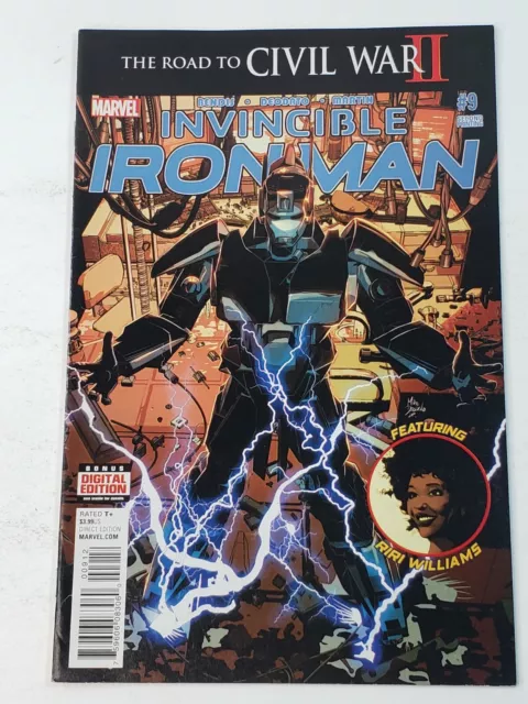 Invincible Iron Man 9 2nd Print 1st Cover Appearance Riri Williams 2016