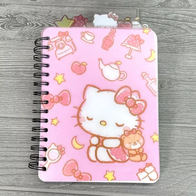 2021 Sanrio Hello Kitty Pink Spiral Notebook with Tab Dividers Inkology Journal