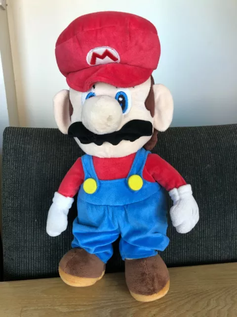 Large Official Nintendo 2010 14" Super Mario Plush Toy Great Condition