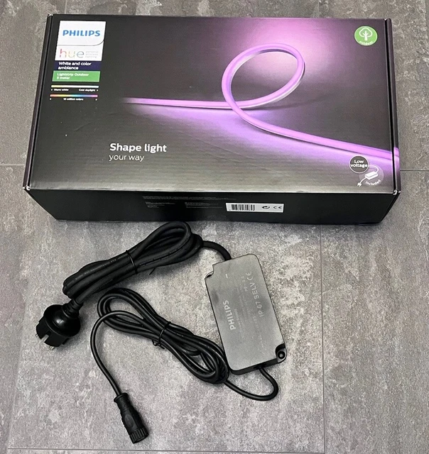 PHILIPS Hue White & Color Ambiance 5m Lightstrip Outdoor HomeKit NEU. 2 Netzteil