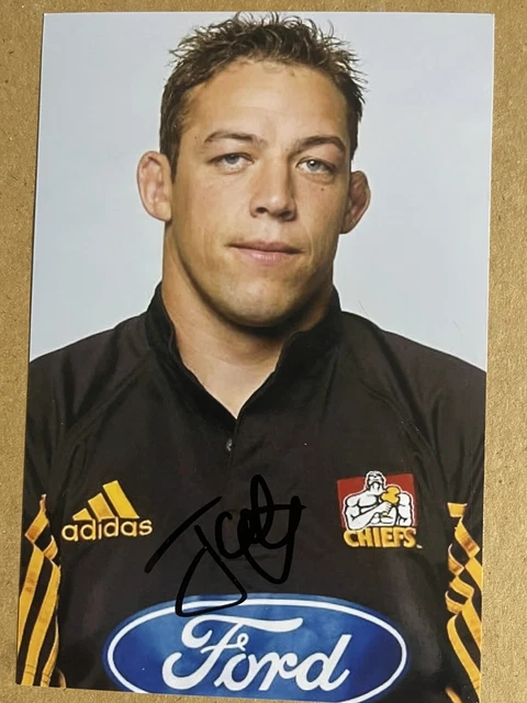 Jonno Gibbes- Chiefs Rugby Signed 6x4 Photo