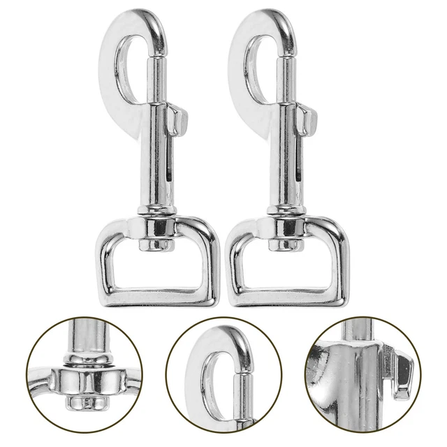 2PCS SWIVEL SNAP Hooks Trigger Clip Clasp Dog Leash Clip bing Belt
